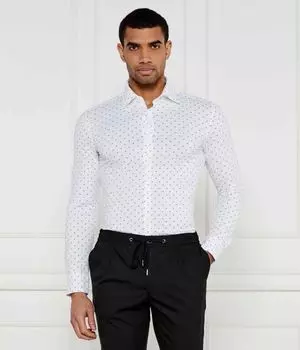 Рубашка p-hank-kent-c1-222 Slim fit Boss, белый