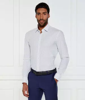 Рубашка p-hank Slim fit Boss, белый