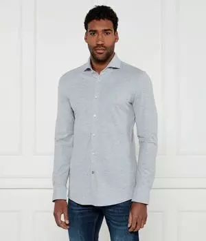 Рубашка p-hank-spread-243 Slim fit Boss, серый