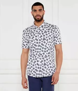 Рубашка p-roan-ken-sh-c1-242 Slim fit Boss, белый