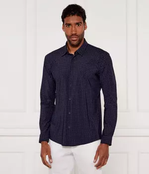 Рубашка p-roan-kent-c1-233 Slim fit Boss, синий