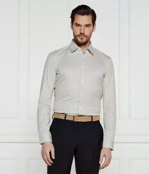 Рубашка p-roan-kent-c1-233 Slim fit Boss, желтый