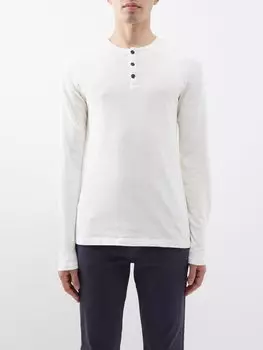 Рубашка pablo henley из хлопкового джерси Citizens Of Humanity, белый