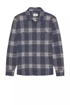 Рубашка pacifica из эластичного твила Marine Layer, синий