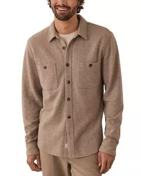 Рубашка Pacifica Stretch Twill Marine Layer, коричневый/бежевый