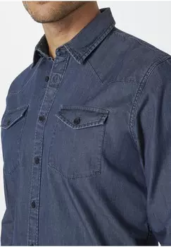 Рубашка Paddock's, темно-синий деним