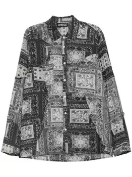 Рубашка Paisley Cut Me Up Mostly Heard Rarely Seen, серый