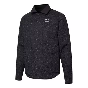 Рубашка paisley woven reversible shacke shirt 'black' Puma, черный
