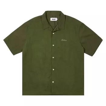Рубашка Palace Double Faced Shirt, цвет The Deep Green