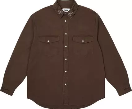 Рубашка Palace Flexus 'Nice Brown', коричневый