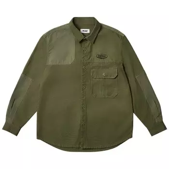 Рубашка Palace Maximum Overshirt, цвет The Deep Green