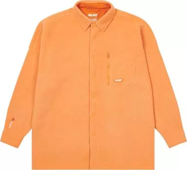Рубашка Palace Polartec Lazer Overshirt 'Orange', оранжевый