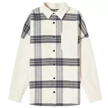 Рубашка Palm Angel Back Logo Check, белый