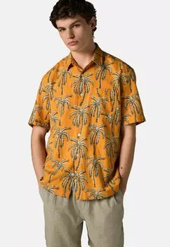Рубашка PALM TREE PRINTED SHORT SLEEVE Next, оранжевый