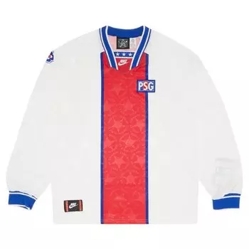 Рубашка Paris Saint-Germain Vintage Paris Saint-Germain Away Stadium Long-Sleeve 'White/Red', белый