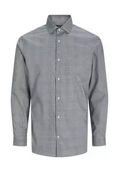 Рубашка Parker с длинными рукавами Jack & Jones, серый