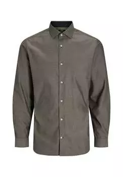 Рубашка Parker с длинными рукавами Jack & Jones, коричневый