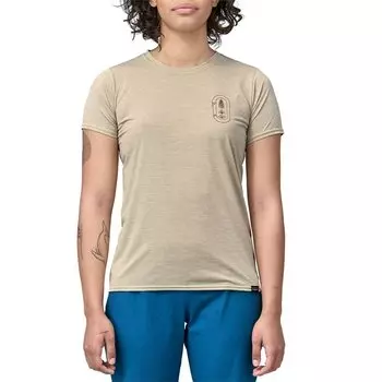 Рубашка Patagonia Cap Cool Daily Graphic-Lands, цвет Clean Climb Bloom: Pumice X-Dye