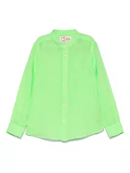 Рубашка Пати MC2 Saint Barth Kids, зеленый