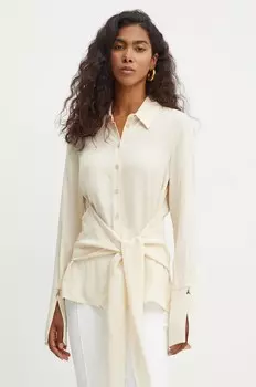 Рубашка Патриции Пепе Patrizia Pepe, бежевый