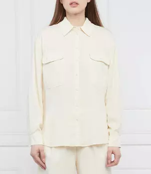 Рубашка Patrizia Pepe regular fit, кремовый