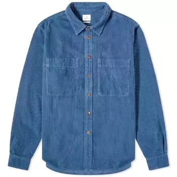 Рубашка Paul Smith Cord, синий
