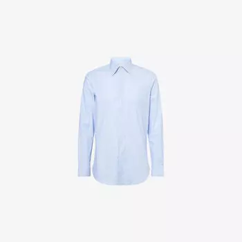 Рубашка Paul Smith приталенного кроя полосатая хлопковая, голубой