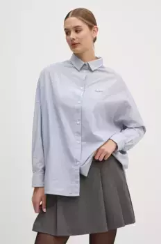 Рубашка PAULAS из хлопка Pepe Jeans, синий