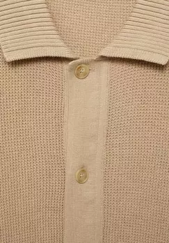 Рубашка PAVIA Mango, бежевый