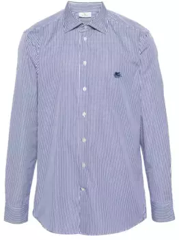 Рубашка Pegaso в полоску ETRO, синий