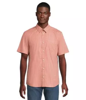 Рубашка Pendleton Academy Shirt Short, цвет Brick/Blue Plaid