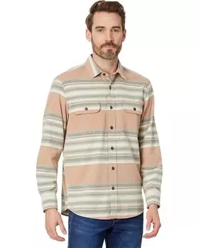 Рубашка Pendleton Beach Shack Shirt, цвет Mocha Stripe