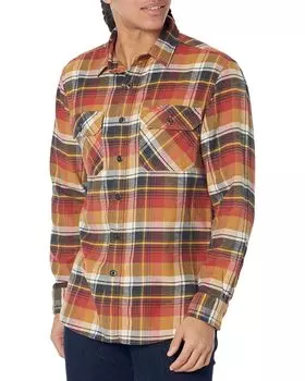 Рубашка Pendleton Burnside Flannel, цвет Tan/Gold/Red Plaid