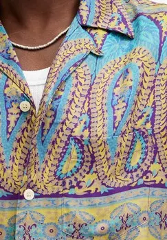 Рубашка Pennard AllSaints, синяя