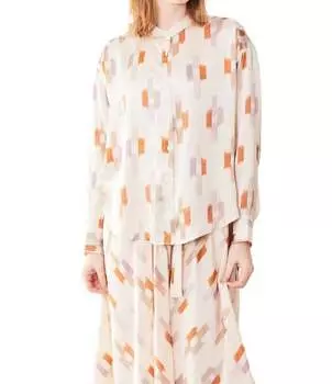 Рубашка Penrose в кремовом икате XIRENA