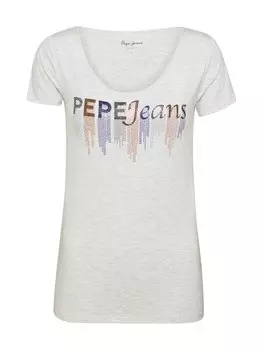 Рубашка Pepe Jeans Abbey, пестрый серый