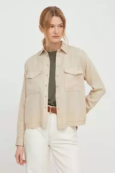 Рубашка Pepe Jeans, бежевый