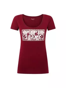 Рубашка Pepe Jeans Brandi, бордо