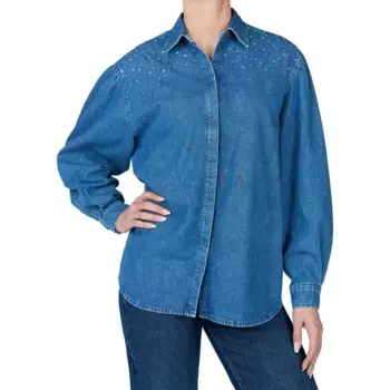 Рубашка Pepe Jeans Charlie Sparkle, синий