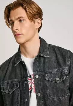 Рубашка Pepe Jeans, черный деним