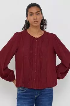 Рубашка Pepe Jeans, гранат