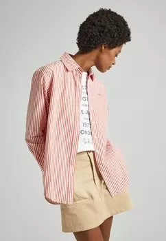 Рубашка Pepe Jeans, хрустящий красный.