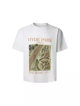 Рубашка Pepe Jeans Hyde Park, белый