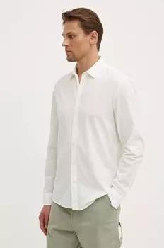 Рубашка Pepe Jeans MARCEL из хлопка, бежевый