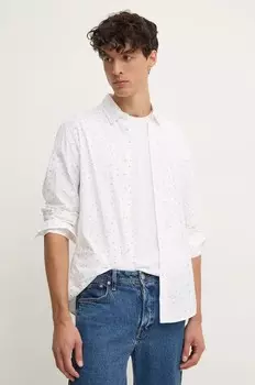 Рубашка Pepe Jeans MEIR из хлопка, белый