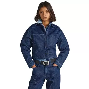 Рубашка Pepe Jeans Mika Stripe, синий