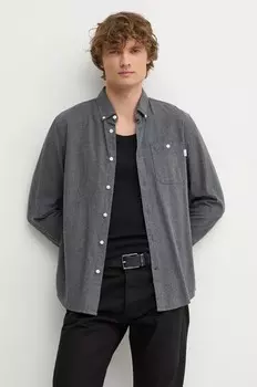 Рубашка Pepe Jeans MIKE из хлопка, серый