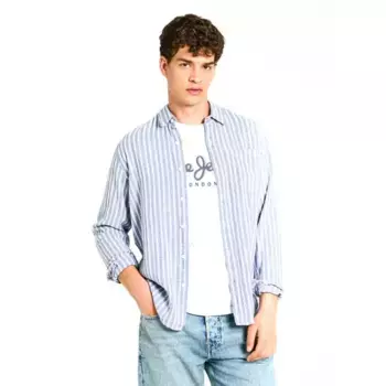 Рубашка Pepe Jeans Mosey, синий