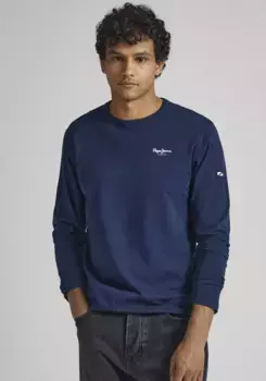 Рубашка Pepe Jeans с длинными рукавами, цвет морской волны
