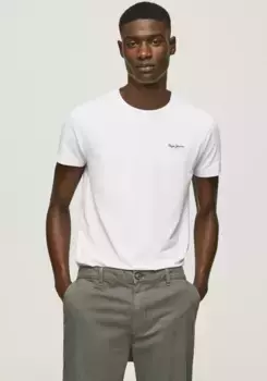 Рубашка Pepe Jeans с круглым вырезом, белый